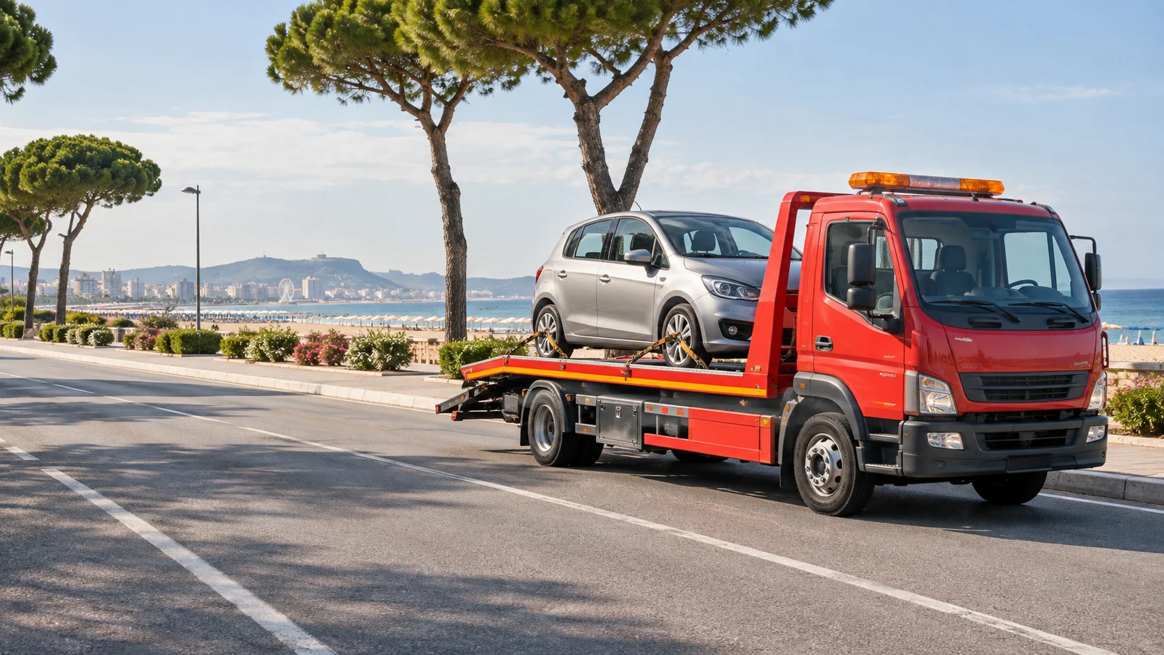 Carroattrezzi e operazioni di recupero su strada